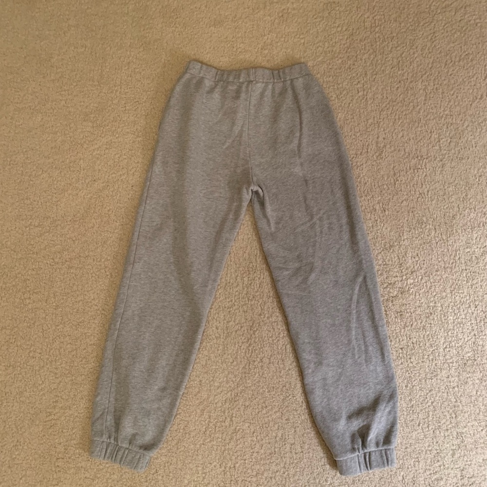 Grey brandy melville rosa sweatpants